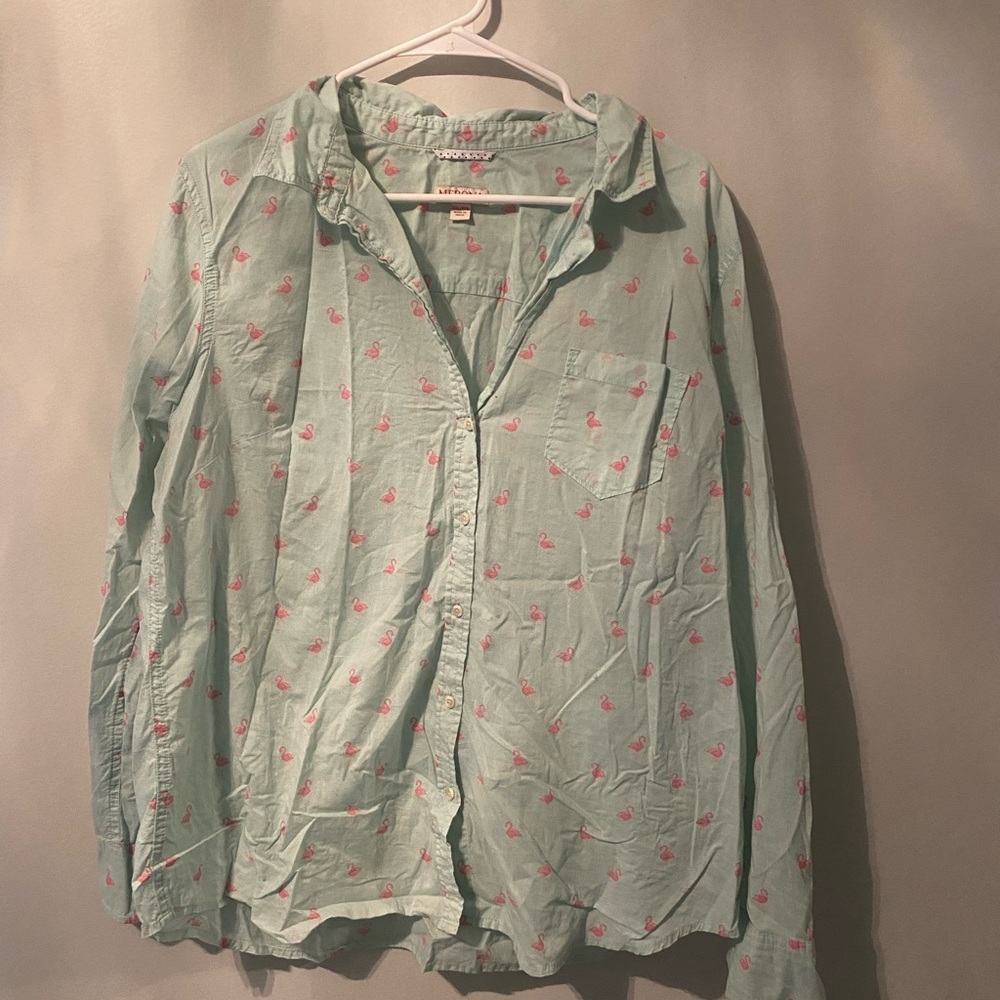 Flamingo Button Up Shirt
